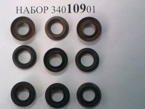 34010901 Набор P 109 уплотнения высокого и низкого давления D16 (3 шт) Sibi Max (KTRI76431)